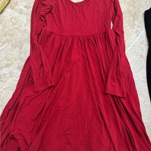 Little Sleepies Red twirl dress